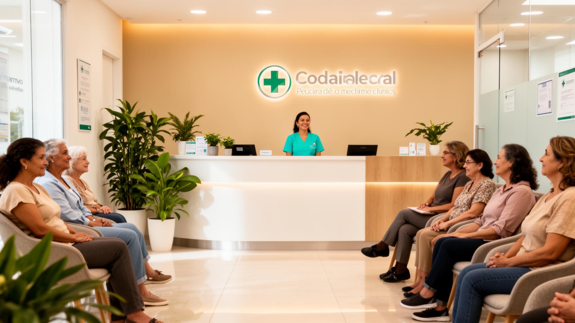 Recepção da clínica